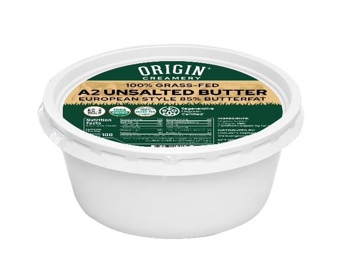 A2 UNSALTED BUTTER — TUB